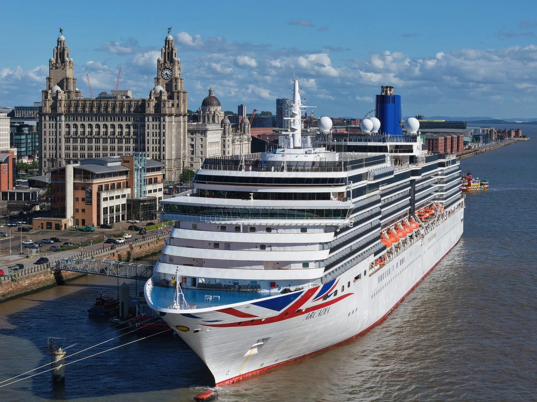 Arcadia in Liverpool, Liverpool Cruise Terminal