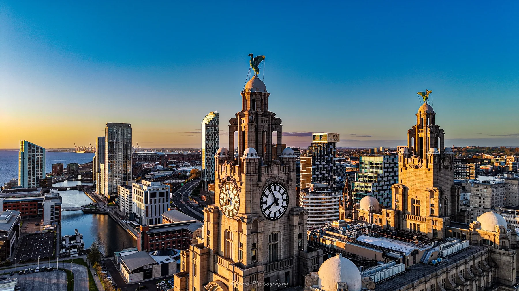 The Royal Liver Building, Liverpool waterfront